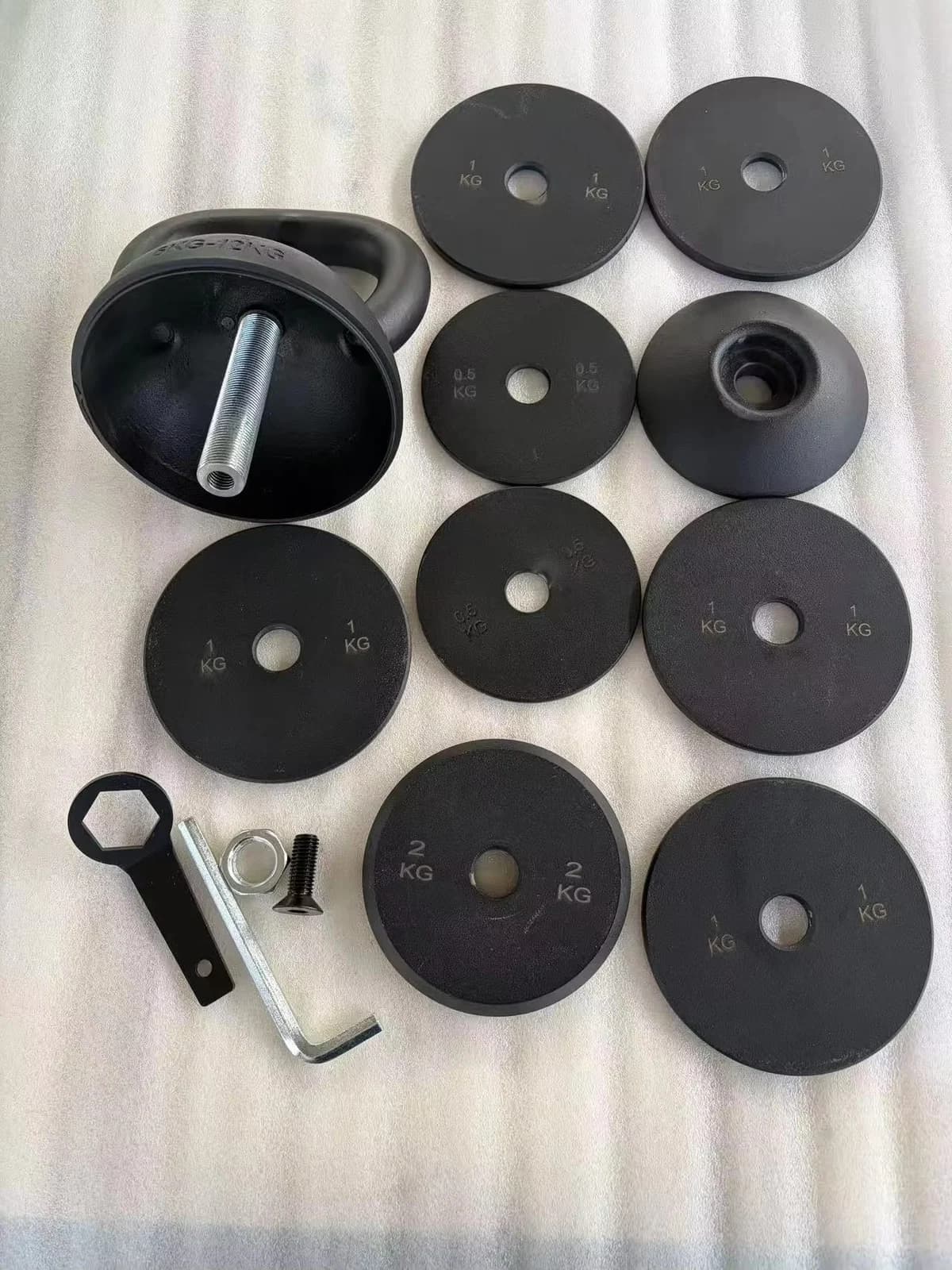 KY167 Adjustable Kettlebell — supplied detail view 1